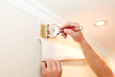 Pose de papier peint à Espaon — revêtements muraux et toiles de verre